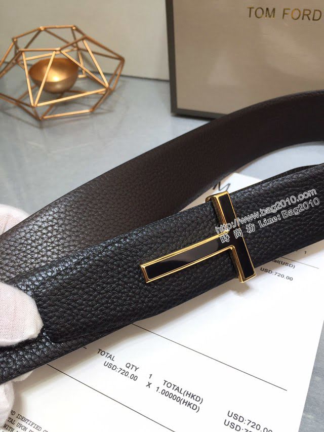 TOM FORD商務男士皮帶 湯姆福特雙面小牛皮腰帶  jjp1881